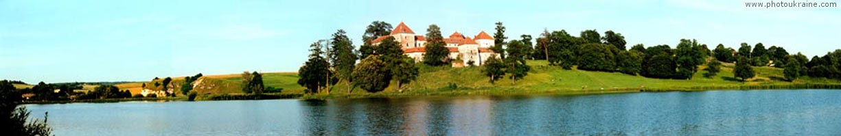  das Dorf Svirzh. Das Schloss
Gebiet Lwow 