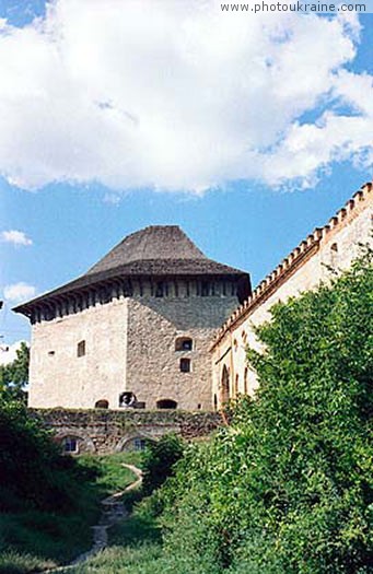 Small town Medzhybizh. Castle of Siniavskyi Khmelnytskyi Region Ukraine photos