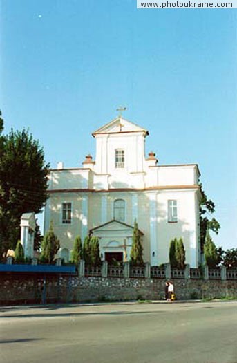  die Stadt Hmel'nik. Die polnische Kirche Usechenija Golovy Johanns Predtechi
Gebiet Winniza 