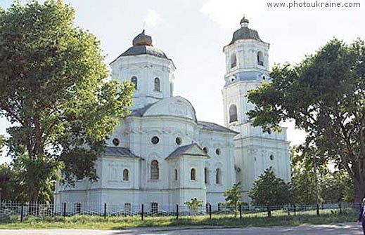  die Siedlung Woronesch. Mihajlovskaja die Kirche
Gebiet Sumy 