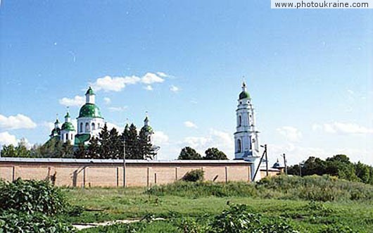  das Dorf Mgar. Mgarsky das Kloster
Gebiet Poltawa 