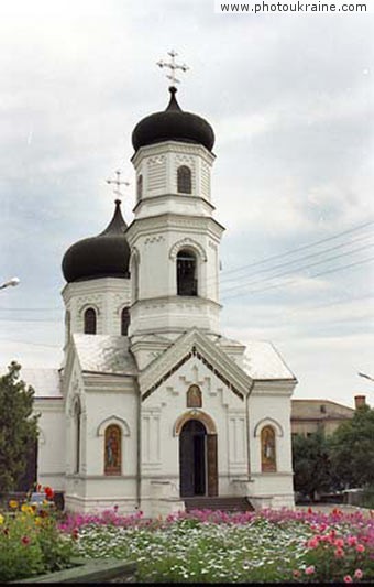  die Stadt Nikopol'. Die Weihnachtenkirche
Gebiet Dnepropetrowsk 