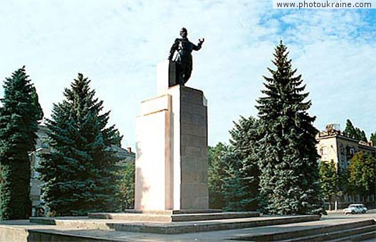 Town Kryvyi Rih. Monument to Artem Dnipropetrovsk Region Ukraine photos