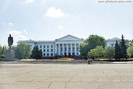 Town Kramatorsk. Palace of Culture Donetsk Region Ukraine photos