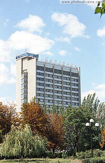  die Stadt Berdyansk. Hotel 