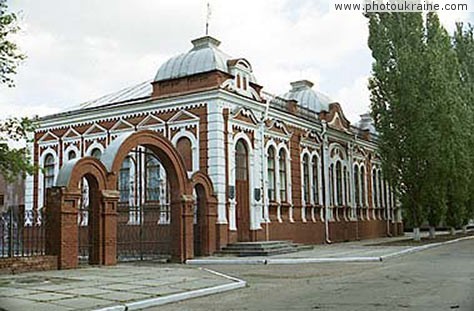  die Stadt Guljajpole. Das Geb?ude  des Heimatkundemuseums
Gebiet Saporoshje 