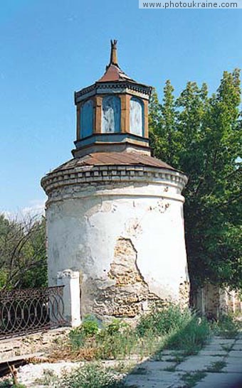 Village Chervonyi Maiak. Gregory Monastery Kherson Region Ukraine photos