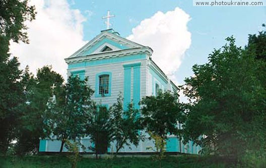  das Dorf Leshchin. Troitsky die polnische Kirche
Gebiet Shitomir 
