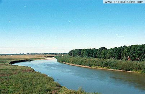 Village Remchytsi. River Horyn valley Rivne Region Ukraine photos