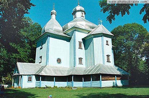  die Siedlung Stepan'. Troitskaja die Kirche
Gebiet Rowno 