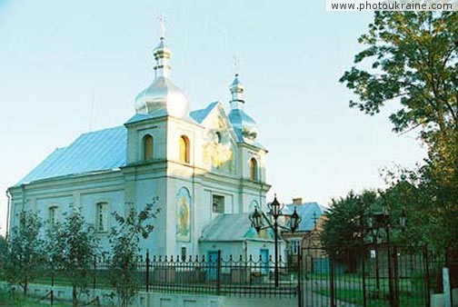 Small town Holoby. George Church Volyn Region Ukraine photos