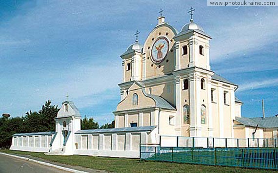  die Kirche Uspenija Presvjatoj der Gottesmutter
Gebiet Wolynsk 