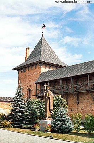  das Dorf Winter-. Svjatogorsky das Kloster
Gebiet Wolynsk 
