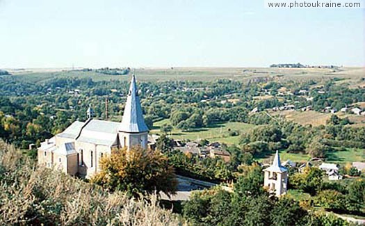  das Dorf Zin'kov. Troitsky die polnische Kirche
Gebiet Chmelnizk 