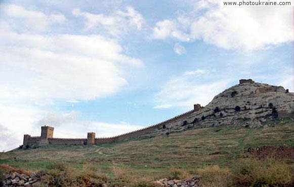 Town Sudak. Genoese fortress Autonomous Republic of Crimea Ukraine photos