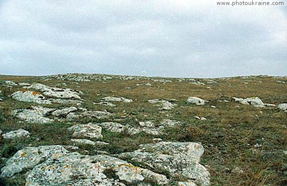  Kazantipsky das Naturschutzgebiet
die autonome Republik die Krim 
