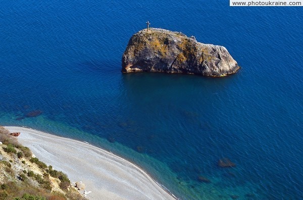 Rock of Holy Phenomenon on Fiolent cape Autonomous Republic of Crimea Ukraine photos