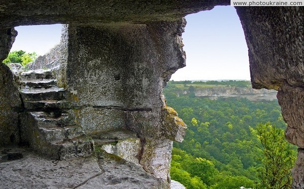 In one of caves of Mangup Autonomous Republic of Crimea Ukraine photos