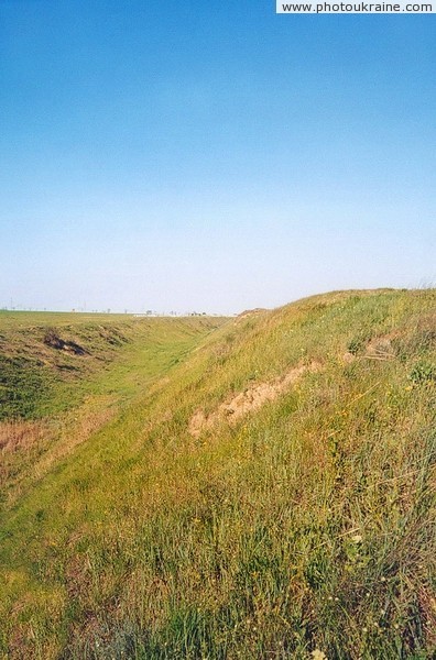 Remains of Perekop shaft Autonomous Republic of Crimea Ukraine photos