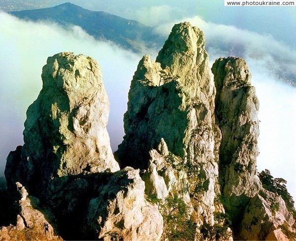 Вершина горы Ай-Петри Автономная Республика Крым Фото Украины