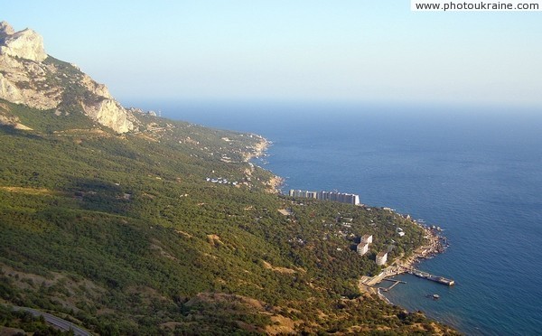 Southern coast of Crimea begins with the bay Laspi Autonomous Republic of Crimea Ukraine photos