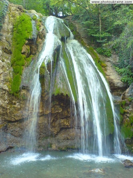 Waterfall Dzhurdzhur Autonomous Republic of Crimea Ukraine photos