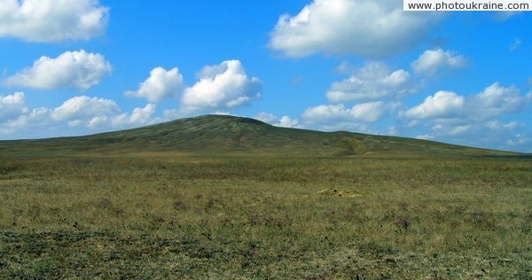 Hill of mud volcano Dzhau-Tepe Autonomous Republic of Crimea Ukraine photos