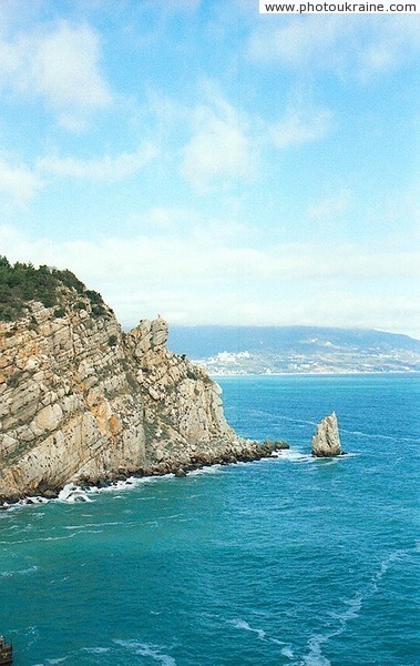Gaspra. Rock Parus Autonomous Republic of Crimea Ukraine photos