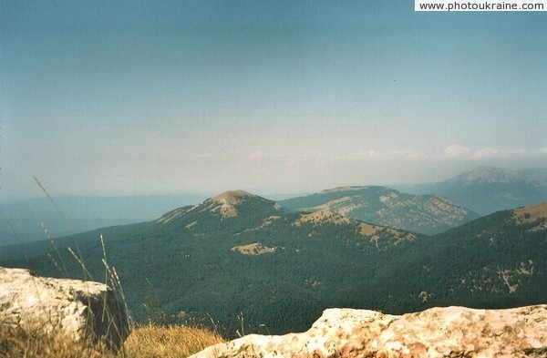 Вид с горы Роман-Кош Автономная Республика Крым Фото Украины