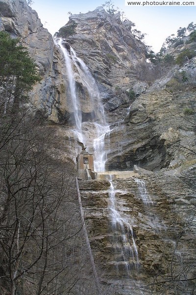 Waterfall Uchansu Autonomous Republic of Crimea Ukraine photos
