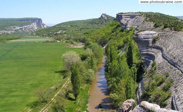 River Belbek in middle course Autonomous Republic of Crimea Ukraine photos