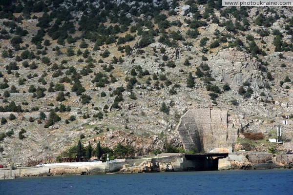 Balaklava. Log in dock to repair submarines Sevastopol City Ukraine photos