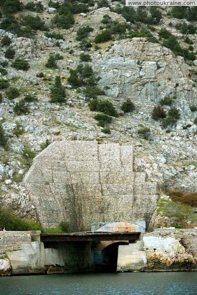 Balaklava. Log in dock to repair submarines Sevastopol City Ukraine photos