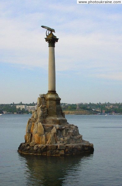 Monument to Submerged ships Sevastopol City Ukraine photos