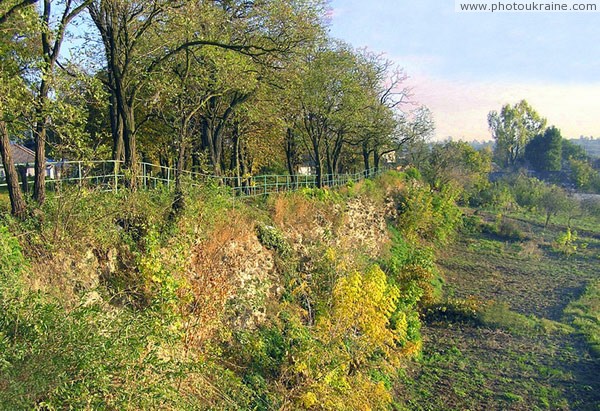 Bar. Remains of stone foundations of castle Vinnytsia Region Ukraine photos