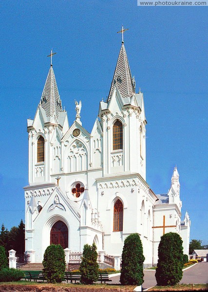 Bar. Front facade of the church of St. Anna Vinnytsia Region Ukraine photos
