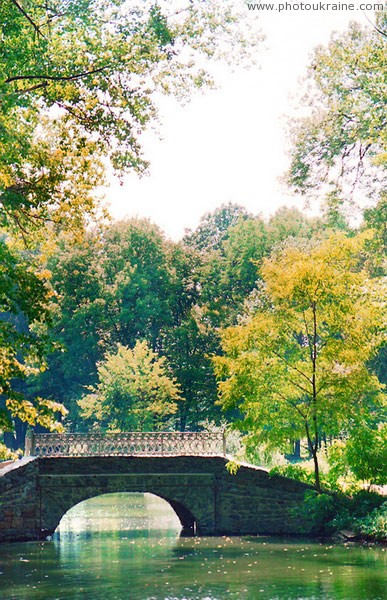 Brailiv. Stone bridge in manor park Vinnytsia Region Ukraine photos