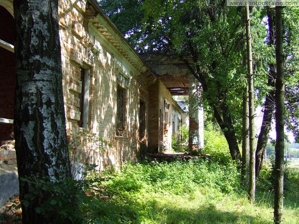 Napadivka. Park facade of wing estate Vinnytsia Region Ukraine photos