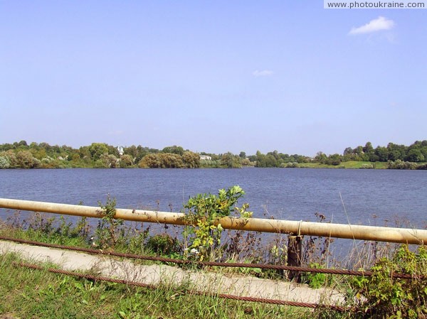 Napadivka. Village pond on river Napadivka Vinnytsia Region Ukraine photos