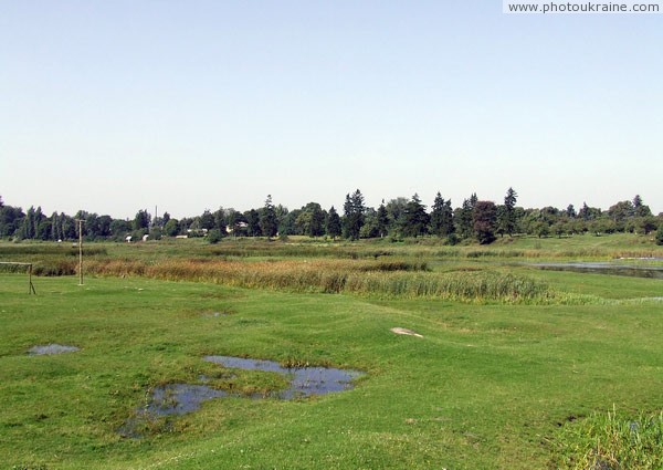 Stara Pryluka. Water meadows, which gave name of village Vinnytsia Region Ukraine photos