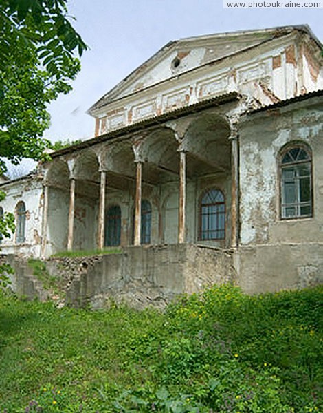 Dashiv. Park elevation of manor house of Potocki Vinnytsia Region Ukraine photos