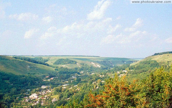 Bronnytsia. Village is situated at huge girder Vinnytsia Region Ukraine photos