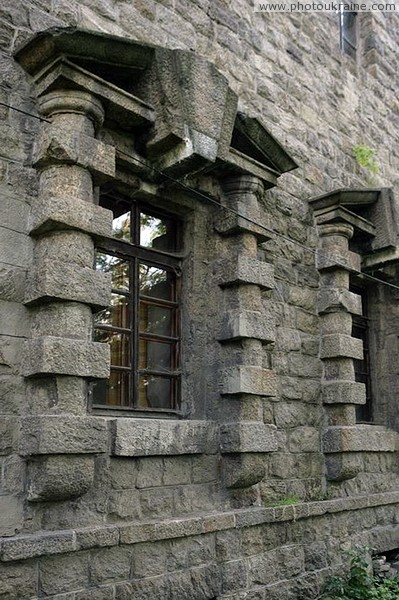 Khmilnyk. Park facade faced by sandstone Vinnytsia Region Ukraine photos