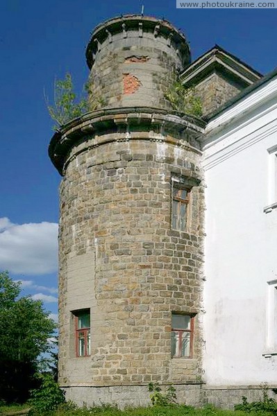 Khmilnyk. Three angular tower palace Ksido Vinnytsia Region Ukraine photos