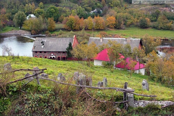 Bratslav. Old cemetery above power station Vinnytsia Region Ukraine photos