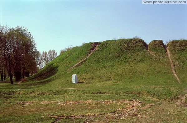 Volodymyr-Volynskyi. Bank of ancient settlement Volyn Region Ukraine photos