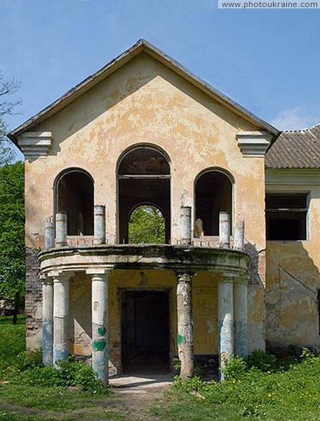 Holoby. Park colonnade Volyn Region Ukraine photos