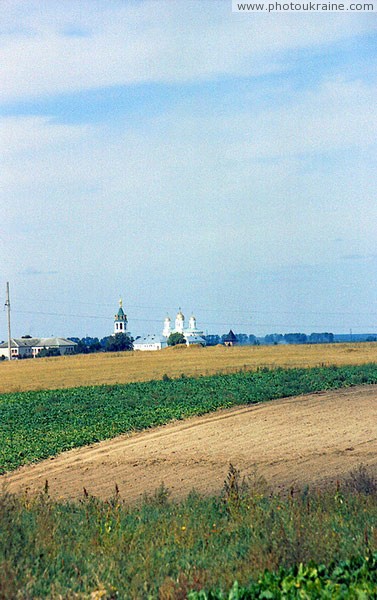 Zymne. Svyatogorsky monastery is visible from afar Volyn Region Ukraine photos