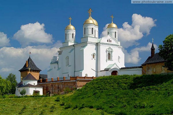 Zymne. Trinity church near walls of monastery Volyn Region Ukraine photos