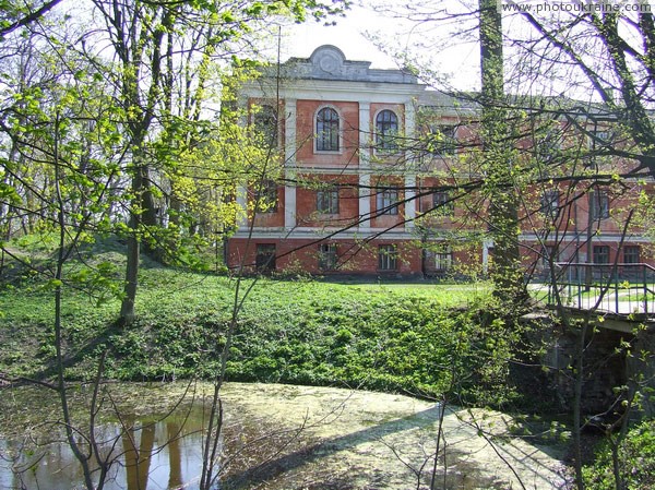 Lukiv. Palace F. Myonchinskyi surround remains of defensive ditches Volyn Region Ukraine photos